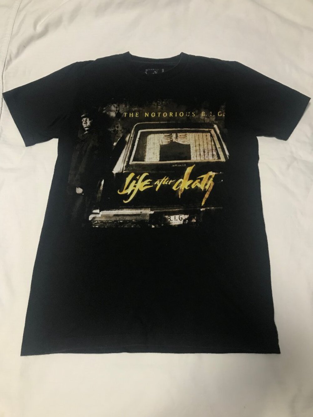 Notorious BIG Biggie Smalls Life After Death T-Shirt MEDIUM (not vintage) Tupac